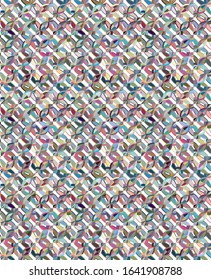 Abstract background texture in geometric ornamental style. Seamless design.