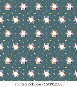 Abstract background texture in geometric ornamental style. Seamless design.