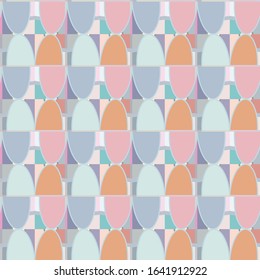 Abstract background texture in geometric ornamental style. Seamless design.