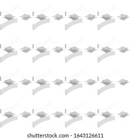 Abstrakte Hintergrundtextur im geometrischen Zierstil. Nahtloses Design.