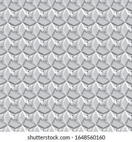 Abstrakte Hintergrundtextur im geometrischen Zierstil. Nahtloses Design.
