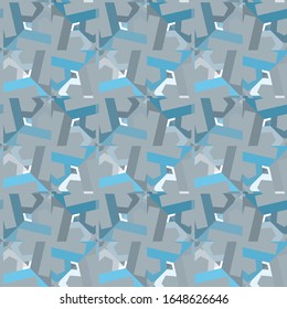 Abstract background texture in geometric ornamental style. Seamless design.