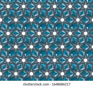 Abstract background texture in geometric ornamental style. Seamless design.