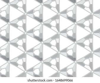 Abstract background texture in geometric ornamental style. Seamless design.