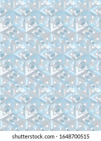 Abstract background texture in geometric ornamental style. Seamless design.