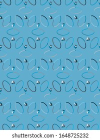 Abstract background texture in geometric ornamental style. Seamless design.