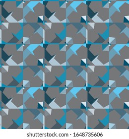 Abstrakte Hintergrundtextur im geometrischen Zierstil. Nahtloses Design.