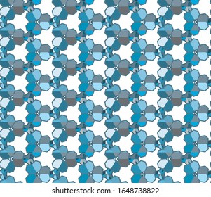 Abstrakte Hintergrundtextur im geometrischen Zierstil. Nahtloses Design.