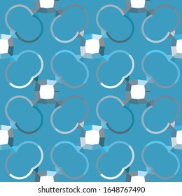 Abstract background texture in geometric ornamental style. Seamless design.