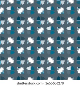 Abstract background texture in geometric ornamental style. Seamless design.