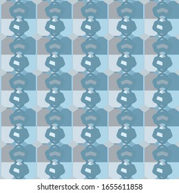 Abstrakte Hintergrundtextur im geometrischen Zierstil. Nahtloses Design.