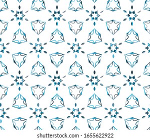 Abstract background texture in geometric ornamental style. Seamless design.