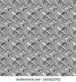 Abstrakte Hintergrundtextur im geometrischen Zierstil. Nahtloses Design.