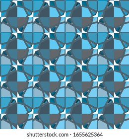 Abstrakte Hintergrundtextur im geometrischen Zierstil. Nahtloses Design.