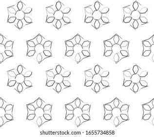 Abstract background texture in geometric ornamental style. Seamless design.