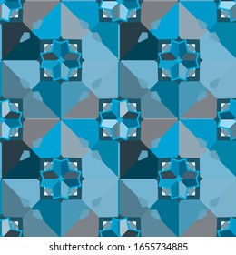 Abstract background texture in geometric ornamental style. Seamless design.