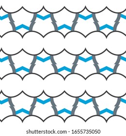 Abstract background texture in geometric ornamental style. Seamless design.