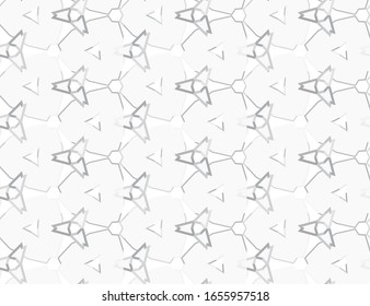 Abstract background texture in geometric ornamental style. Seamless design.