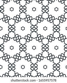 Abstract background texture in geometric ornamental style. Seamless design.