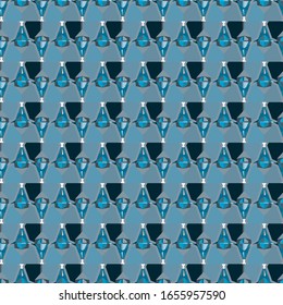 Abstract background texture in geometric ornamental style. Seamless design.