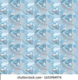 Textura de fondo abstracta en estilo ornamental geométrico. Diseño impecable.