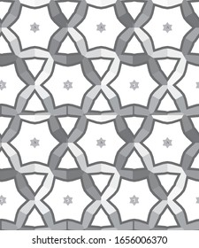 Abstrakte Hintergrundtextur im geometrischen Zierstil. Nahtloses Design.