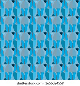 Abstract background texture in geometric ornamental style. Seamless design.