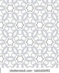Abstract background texture in geometric ornamental style. Seamless design.