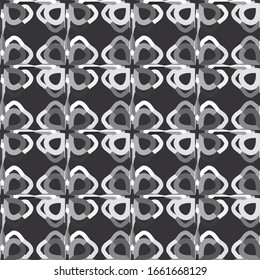 Abstrakte Hintergrundtextur im geometrischen Zierstil. Nahtloses Design.