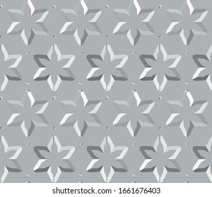 Abstract background texture in geometric ornamental style. Seamless design.