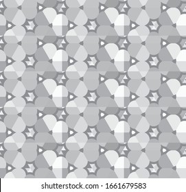 Abstrakte Hintergrundtextur im geometrischen Zierstil. Nahtloses Design.
