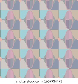 Abstract background texture in geometric ornamental style. Seamless design.