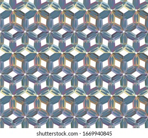 Abstract background texture in geometric ornamental style. Seamless design.