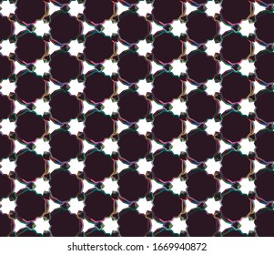Abstract background texture in geometric ornamental style. Seamless design.