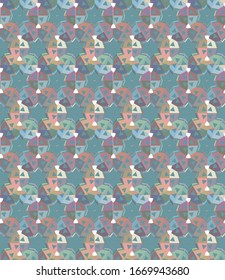 Abstract background texture in geometric ornamental style. Seamless design.