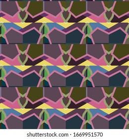Abstract background texture in geometric ornamental style. Seamless design.