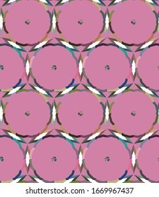Abstract background texture in geometric ornamental style. Seamless design.