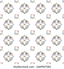 Abstract background texture in geometric ornamental style. Seamless design.