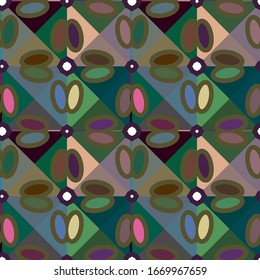 Abstract background texture in geometric ornamental style. Seamless design.