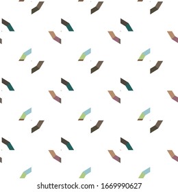 Abstrakte Hintergrundtextur im geometrischen Zierstil. Nahtloses Design.