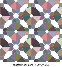 Abstract background texture in geometric ornamental style. Seamless design.
