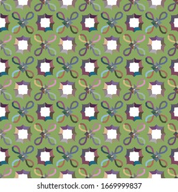 Abstract background texture in geometric ornamental style. Seamless design.