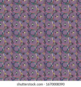 Abstrakte Hintergrundtextur im geometrischen Zierstil. Nahtloses Design.