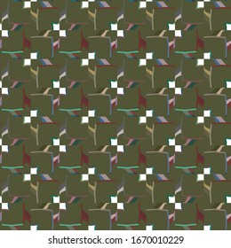 Abstract background texture in geometric ornamental style. Seamless design.
