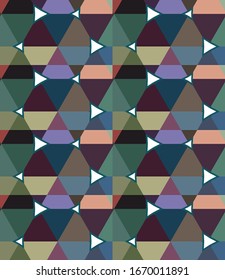 Abstract background texture in geometric ornamental style. Seamless design.