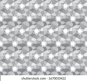Abstract background texture in geometric ornamental style. Seamless design.
