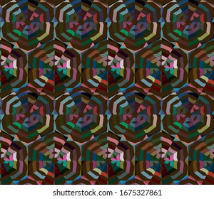 Abstract background texture in geometric ornamental style. Seamless design.