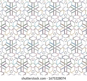 Abstract background texture in geometric ornamental style. Seamless design.