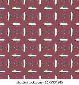 Abstrakte Hintergrundtextur im geometrischen Zierstil. Nahtloses Design.