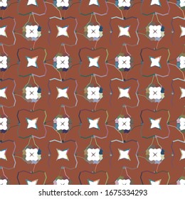 Abstract background texture in geometric ornamental style. Seamless design.